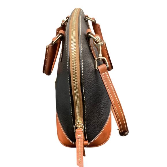 NWOT Dooney & Bourke Satchel Women’s One Size Pebbled Leather Zipper Two Handles - Picture 6 of 11